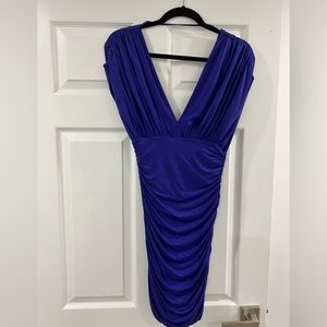 Purple BCBG stretchy dress